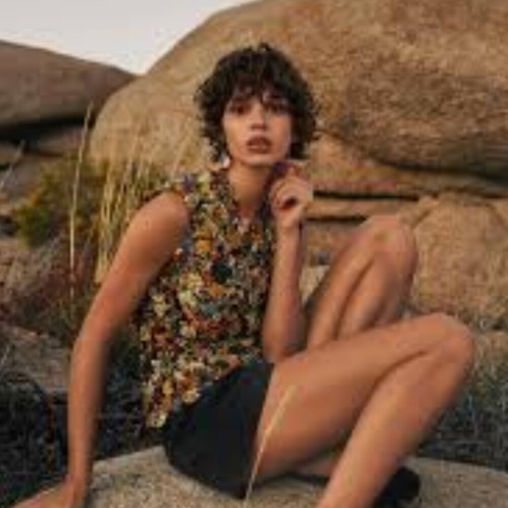 NWOT ULLA JOHNSON Matilda Top in Mariposa M $757 - Picture 6 of 9